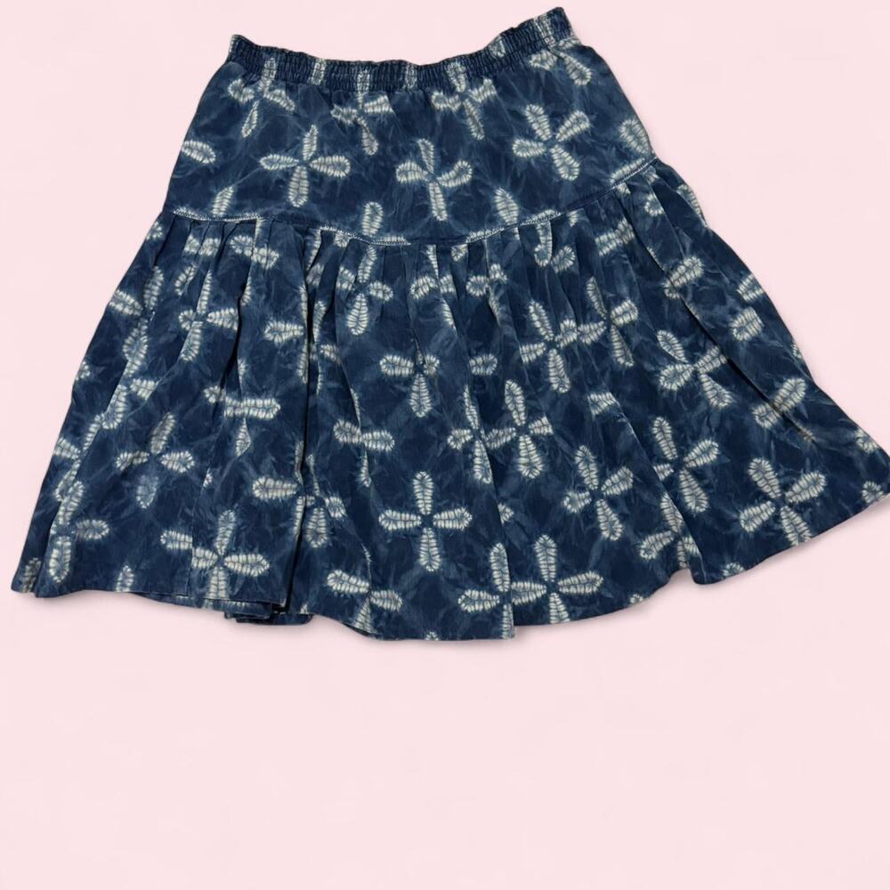 Gene Ewing Size Medium VTG Blue Skirt Y2k boho beach festival fairy grunge